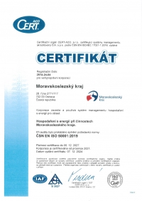 Hospodaření s energií při činnostech Moravskoslezského kraje