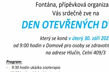 POZVÁNKA NA DEN OTEVŘENÝCH DVEŘÍ
